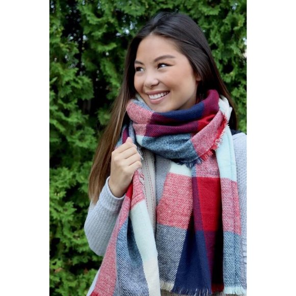 Plaid Scarf - Picture 2 of 3
